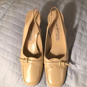 Via Spiga sling back heels, size 6.5M